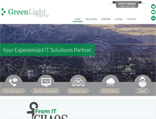Tablet Screenshot of greenlightgroup.com